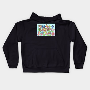 Butterfly Birthday Kids Hoodie